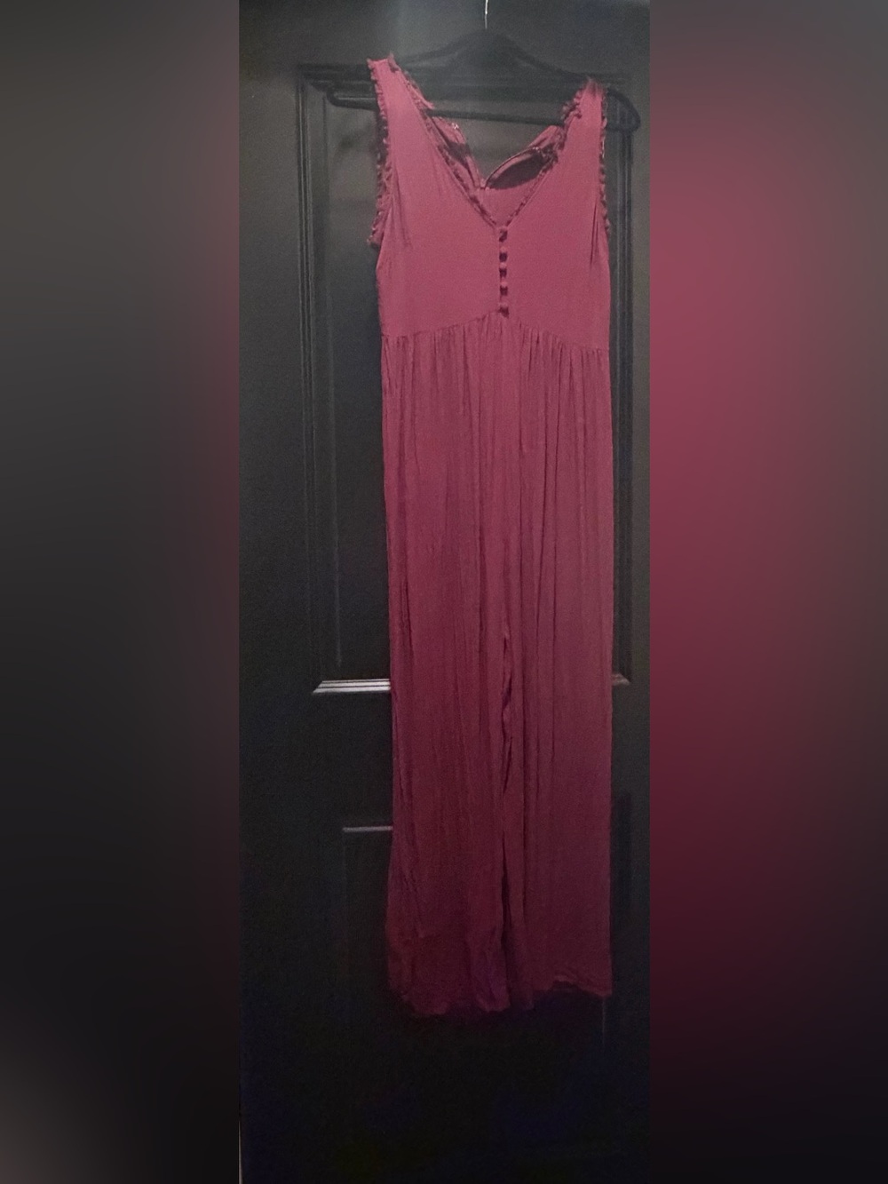 Madewell Wine Red Lightweight Romper
